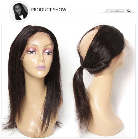 Julia Hair 360 Lace Frontal Straight Hair With Natural Hairline 100 Unprocessed Virgin Straight