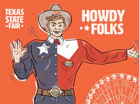 Howdy Folks Big Tex By Richard Mullins On Dribbble