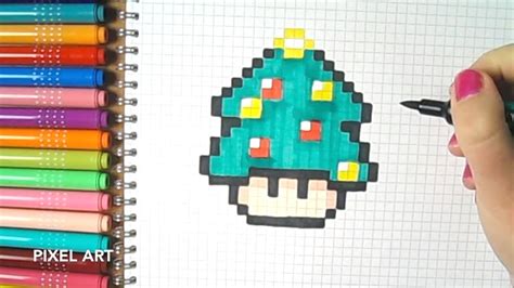 Download animated wallpaper, share & use by youself. Pixel Art Hecho a mano - Cómo dibujar un árbol de navidad ...