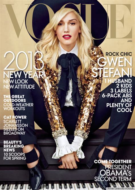 Gwen Stefani Vogue Cover For January 2013 Confirms Singers Comeback Photos Huffpost