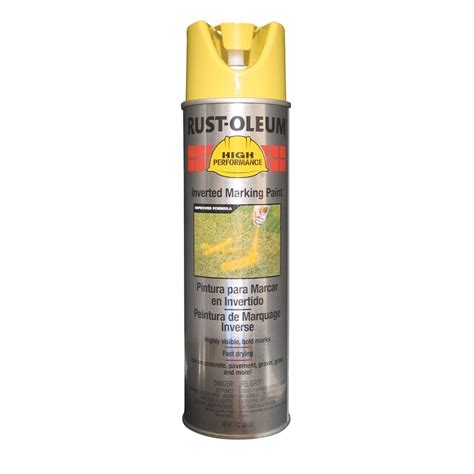 Rust Oleum High Performance High Visibility Yellow Spray Paint At