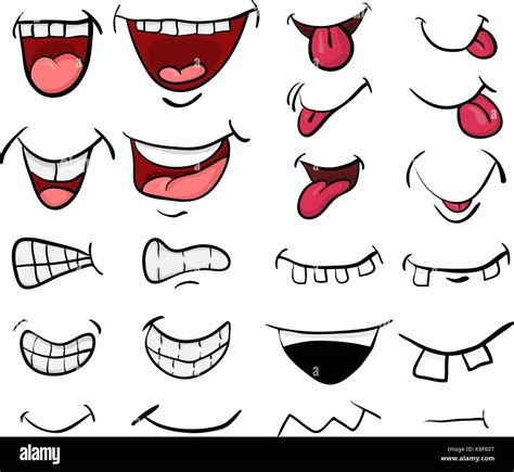 Cartoon Mouths Stock Photos And Cartoon Mouths Stock Images Alamy