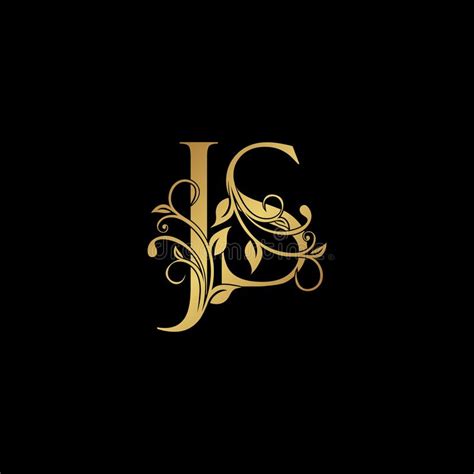 S letter logo alphabet design icon vector symbol creative idea. Golden Floral Letter J And S, JS Logo Icon, Luxury Alphabet Font ...