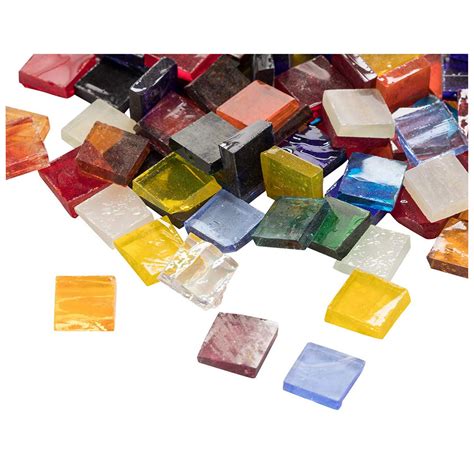 Mosaic Tiles 1000 Pack Glass Mosaic Pieces Mosaic Chips Stained