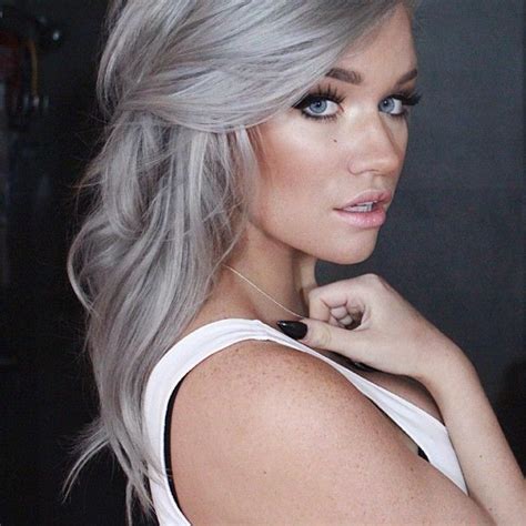 Permanent hair dye formula seamlessly matches leading hair color shades with 100% gray coverage for over the counter hair dye. using ash toner over neutral blonde - Google Search | Grey hair color, Ash blonde hair, Grey ...
