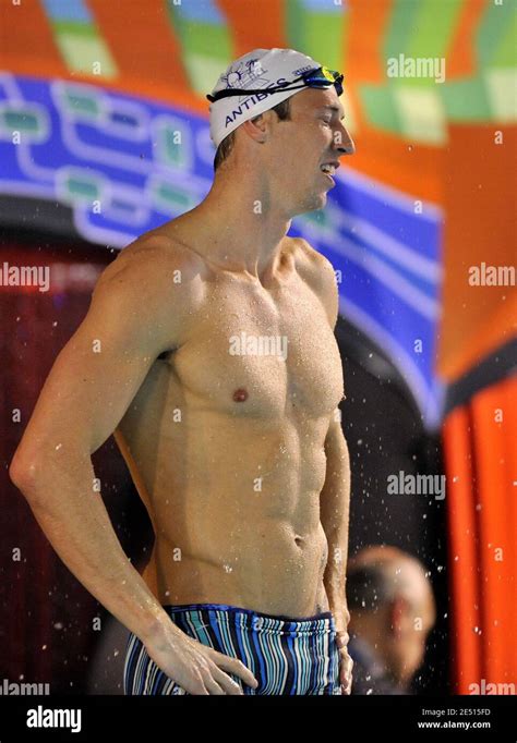 Frances Alain Bernard Competes On Mens 50m Freestyle During The