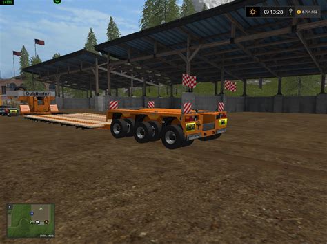 Lowboy Trailer V1 Ls17 Farming Simulator 17 2017 Mod