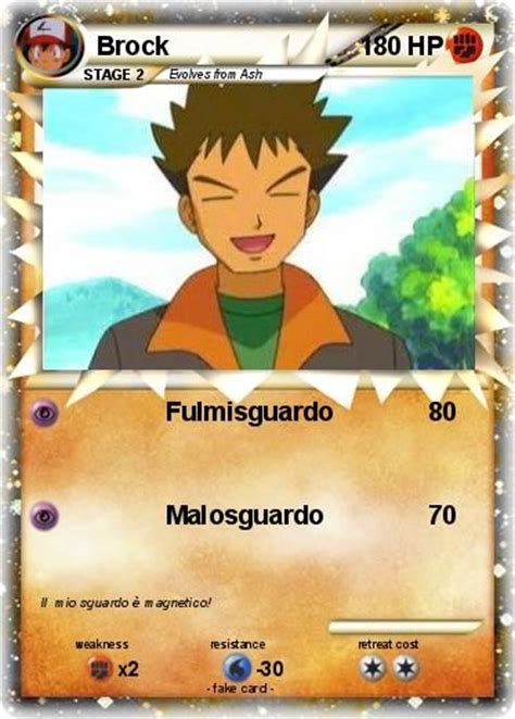 Brock Pokemon Card