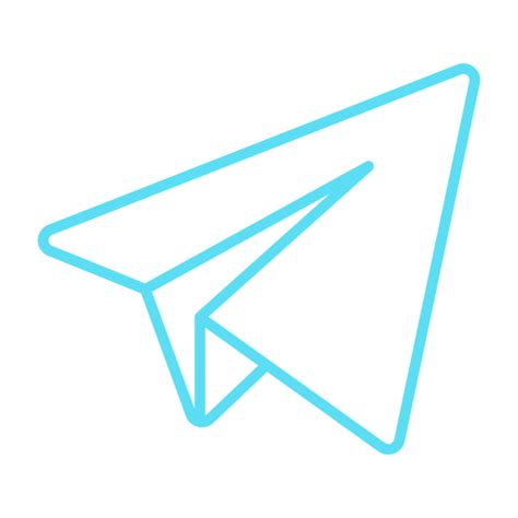 Social Plane Media Telegram Paper Icon