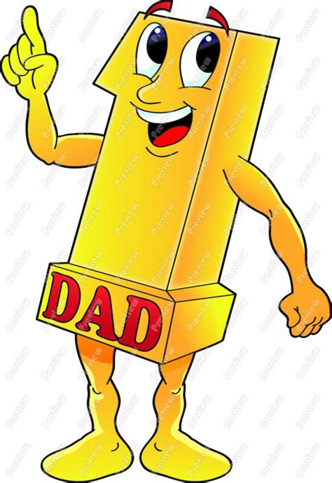 Number 1 Dad Clipart At Getdrawings Free Download