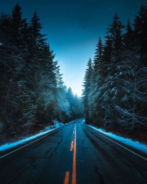 Winter Drives 🚗💨 By Zach Doehler Landscape Photography Scenery