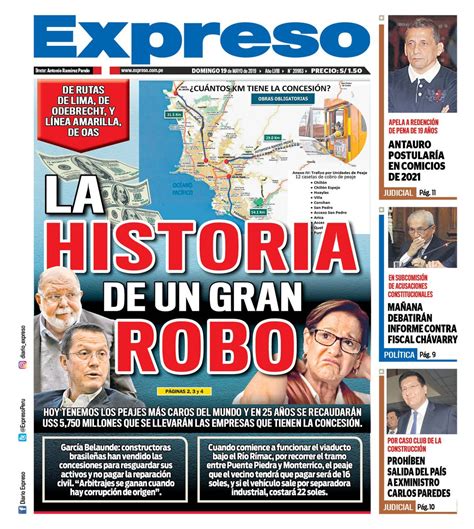 Diario Expreso Perú Expresoperu Perú Todas Las Noticias De última Hora Fotos Y Vídeos En