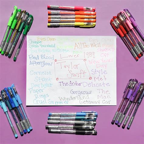 Scribble Stuff Felt Tip Pens And Gel Pens Jennys Crayon Collection