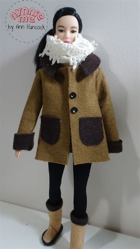 winter coat for barbie nynnie me love by ann hancock barbie dolls