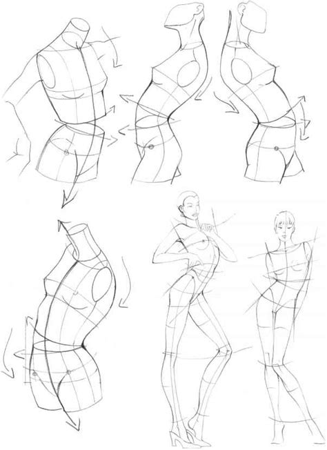 How To Draw A Human Body Female With Clothes Rule Of Proportion The