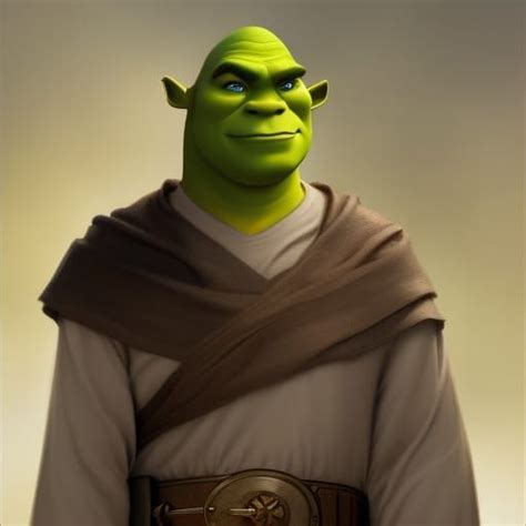 Shrek As A Jedi Knight Ai Generated Artwork Nightcafe Creator