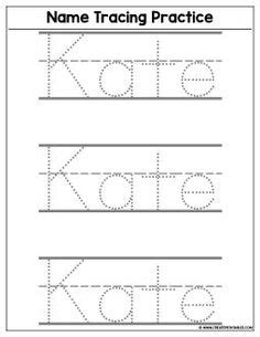 You will be taken to my new site createprintables.com to make this name tracing page! FREE Name Tracing Worksheet Printable + Font Choices ...