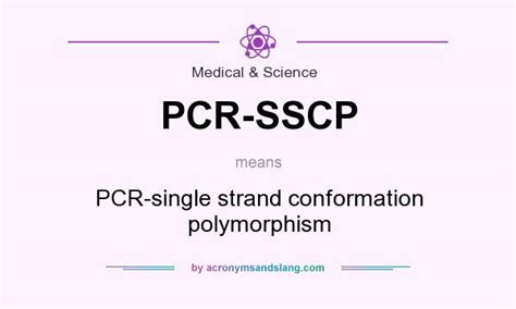 (isc)² systems security certified practitioner (sscp) (isc)². PCR-SSCP - PCR-single strand conformation polymorphism in ...