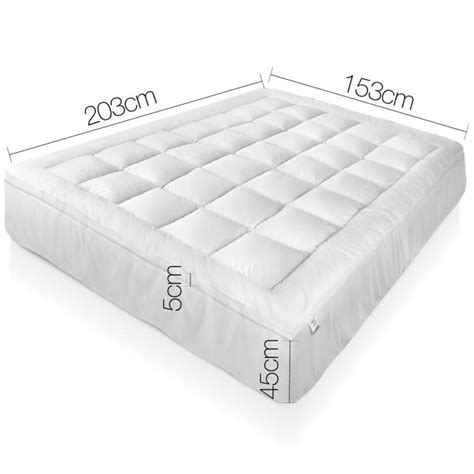 This is perfect for pillow top mattresses! Queen Bamboo Pillow Top Mattress Topper Pad 5cm | Buy ...