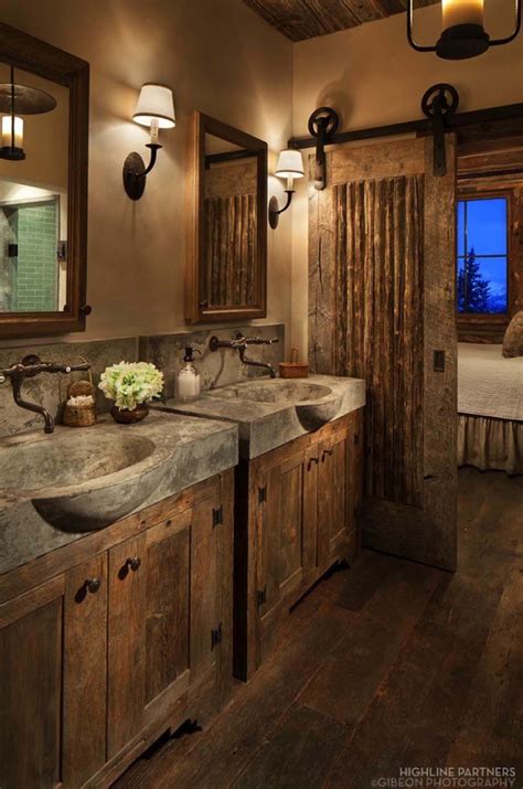 17 Inspiring Rustic Bathroom Decor Ideas For Cozy Home Style Motivation