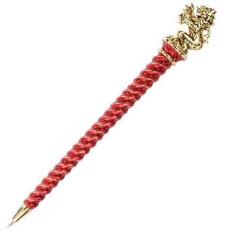 The Noble Collection Harry Potter Gold Plated Gryffindor Pen 8in