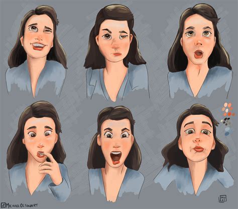 Just Some Practice With Drawing Disney Style Facial Expressions Not