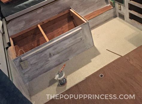 The white surface makes this catch an inconspicuous part of your cabinets. Ashley's Pop Up Camper Makeover - The Pop Up Princess