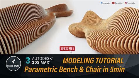Creating Parametric Bench 3d Max Modeling Tutorial Youtube