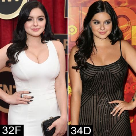 Ariel Winter Drew Barrymore And More Stars Who Have Had Breast Reductions See Their Before