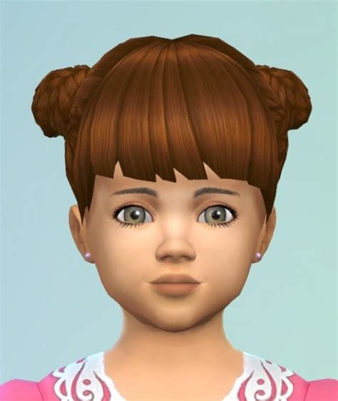 Sims 4 Hairs Birksches Sims Blog Toddler Braided Twins Hair