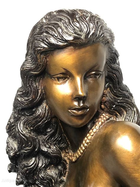 Antiques Atlas French Art Deco Nude Lady Bronze Sculpture