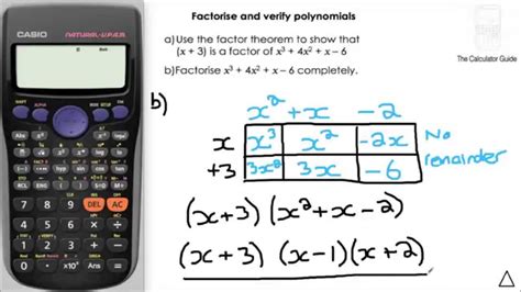 In mathematics and computer algebra, factorization of polynomials or polynomial factorization expresses a polynomial with coefficients in a given field or in the integers as the product of irreducible factors with coefficients in the same domain. Factoring polynomials with 4 terms in casio calculator