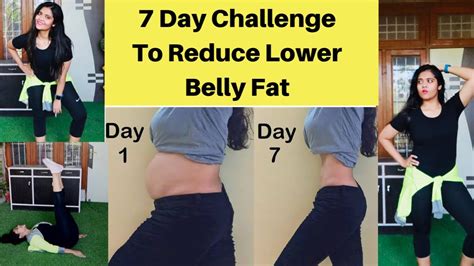Walking counts, as long as. 7 Day Challenge to Reduce Lower Belly Fat | 7 Min Workout |Somya Luhadia - YouTube