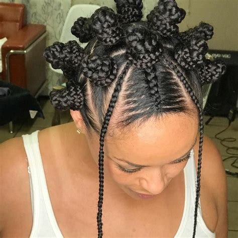 Pin On Bantu Knots Hairstyles For Black Women