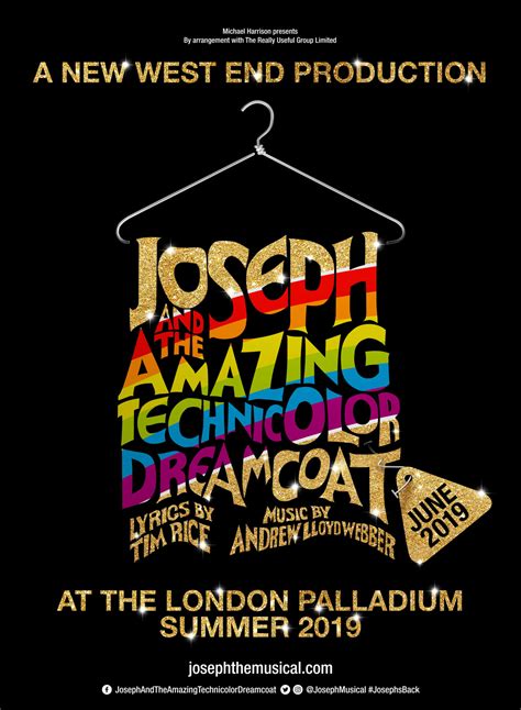 joseph and the amazing technicolor dreamcoat completes cast for west end return broadway buzz