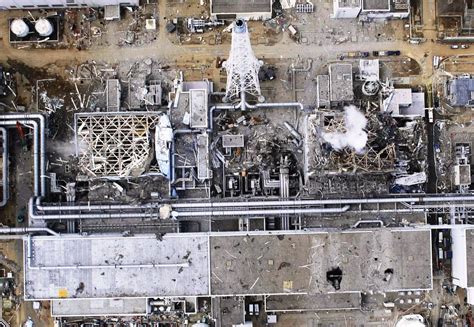 The fukushima daiichi nuclear disaster was an energy accident at the fukushima daiichi nuclear power plant in okuma which was due to the tsunami following the tohoku earthquake on 11 march 2011. Fukushima Daiichi Nuclear Plant Hi-Res Photos