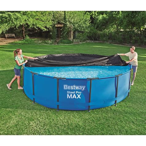 Bestway Flowclear 15 Foot Above Ground Round Frame Swimming Pool Cover