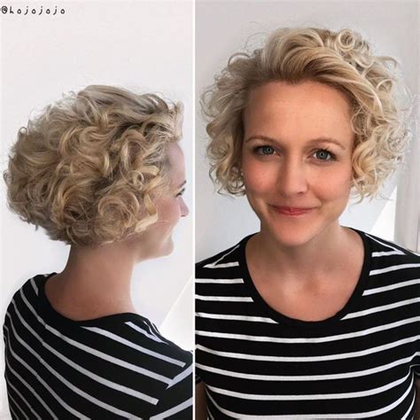 Most Delightful Short Wavy Hairstyles Short Permed Hair Curly