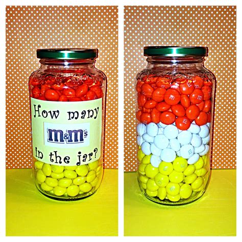 The On Washington How Many M Ms Are In The Jar Write Down Your
