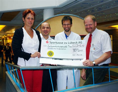 Spende Für Die Kinderkrebsstation Am Campus Lübeck