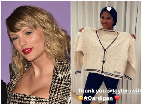 Taylor Swift Sends Folklore Cardigan To Kobe Bryants Daughter Natalia