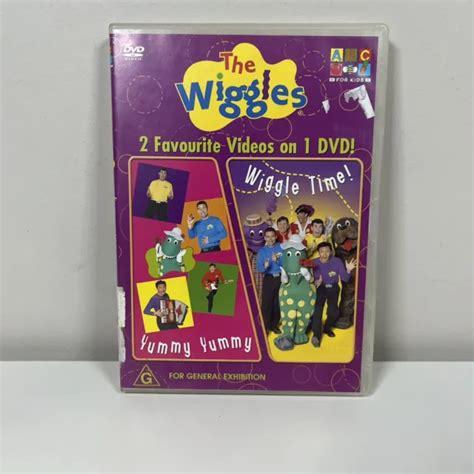 The Wiggles Andyummy Yummy And Wiggle Time Double Feature Dvd 2002
