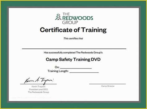 Training Certificate Template Free Of Blank Award Certificate Templates