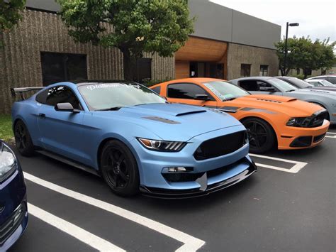 For one, it will be smaller in many ways. frosty_s550's Frosty Blue Mustang Wrap | Wrapfolio
