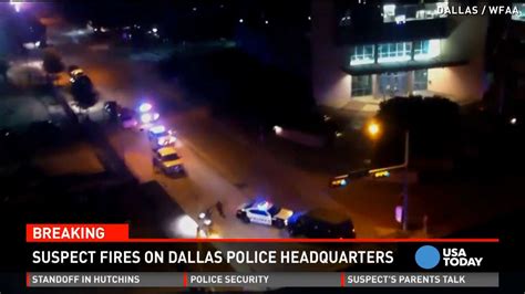 Suspect Dead After Dallas Police Hq Attack Standoff