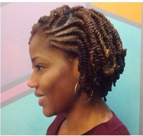 Explore Gallery Of Two Strand Twist Updo Hairstyles For