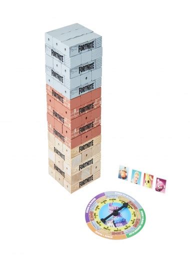 Spin the spinner to find out what the next move is: Jenga: Fortnite Edition Block Stacking Game | The Toy Box ...