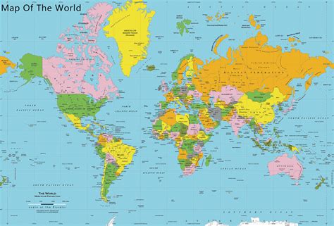 World Map Printable Free

