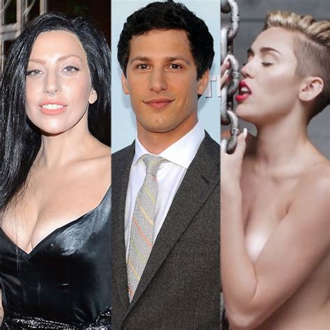 How Will Miley And Gaga Do As Snl Hosts Andy Samberg Tells All