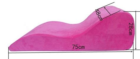 Promotion Pink S Shape Sponge Sex Wedge Chair Cube Bed Couples Sofa Pad Pillow Chair Different